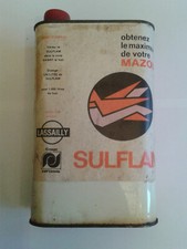 Ancien Bidon additf Mazout SULFLAM