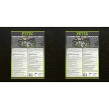 2x PETEC Isolation- & Isolation Phonique Mat Bitume Noir 500x500x2mm Plaque