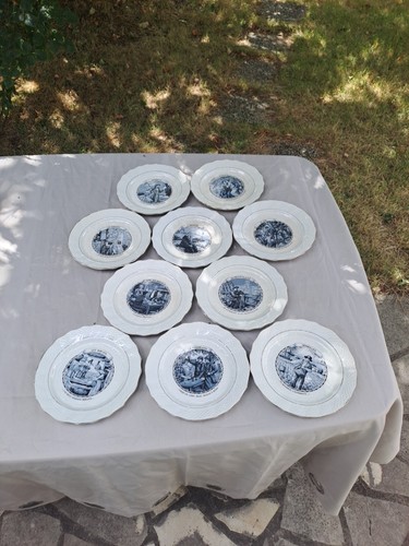 Lot assiettes parlantes - lot, 10