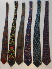 LOT DE 12 CRAVATES EN SOIE + 10 CRAVATES POLYESTER