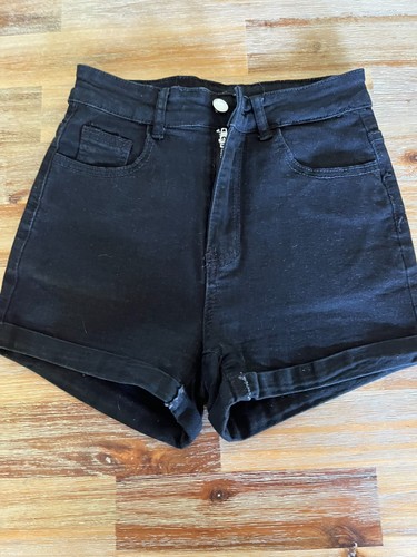 Short noir élasthanne taille - short,
