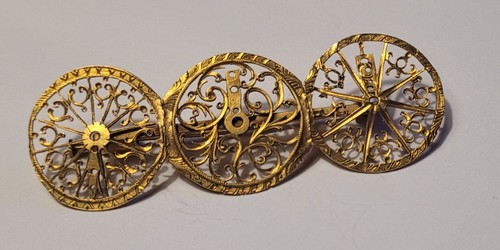 Bijou vintage broche - broche, plaquÉ