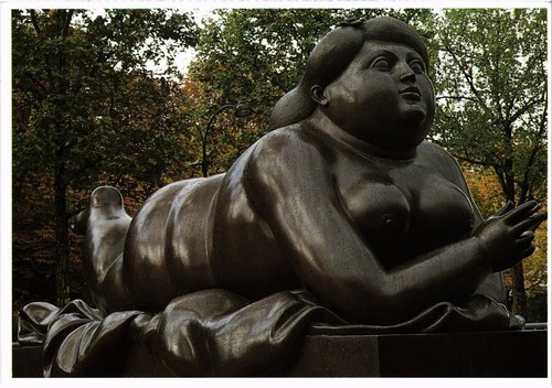 Cpm fat female - female, statue