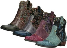 Laura Vita Bottine Femme Motif