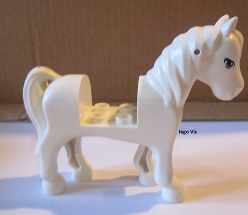 Lego 93083c01pb02 horse white - horse,