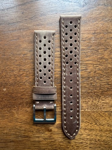 Bracelet cuir brun - bracelet, mat