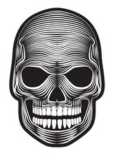 Masque lumineux tête de mort