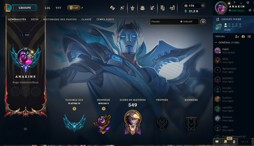 Compte league legends plat - compte,
