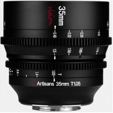 Objectif Cinéma 7artisans 1.05/35Mm Noir Pour M4/3 Mft Aps-C