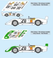 Décal Porsche 908/02 LH Le