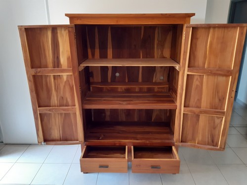 Armoire teck massif - armoire,