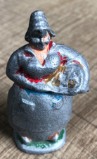 Rare ancien Figurine Personnage Quiralu Cantinière Cuisinière Soldat Armée.