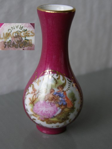 Miniature vase porcelaine - vase,