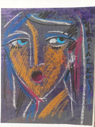 Tableau expressionniste signé - expressionniste,