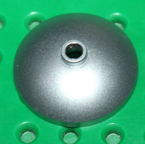 Lego metallic silver round - lego,