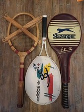 Lot de 3 raquettes de Tennis VINTAGE Slazenger Donnay Adidas