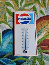 ANCIEN THERMOMÈTRE PUBLICITAIRE PEPSI COLA PLASTIQUE BOISSON GAZEUSE BAR BISTROT