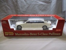 AU381 SUN STAR 1/18 1:18 MERCEDES BENZ CLASSE S PULLMAN REF 4112 BLANC
