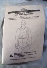 1 NEW GORILLA TREESTAND SP42002 LINEMAN'S FULL BODY HARNESS 