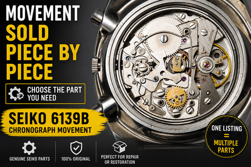 Seiko 6139b movement parts - 6139b,