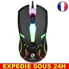 ✅ Souris Lumineux Lumière Filaire LED USB Accessoire Jeu Ordinateur Bureau Cable