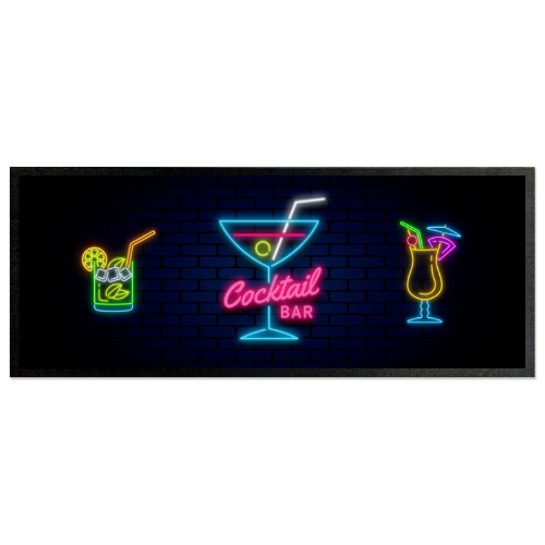 Tapis bar néon pour - bar,
