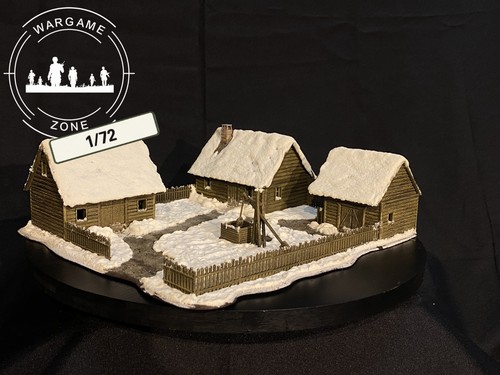 Ferme russe hiver wwii - ferme,