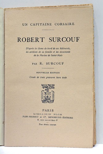Surcouf capitaine corsaire - un,