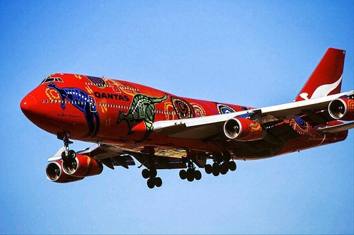 Qantas airways boeing - boeing, 747-400
