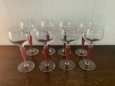 8 verres à vin rouge modèle Mozarten cristal Saint Louis (prix à la pièce)