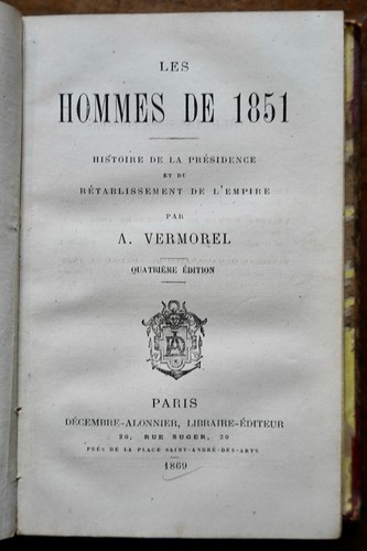Vermorel les hommes - a., de