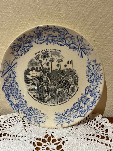 Assiette parlante faience - assiette,
