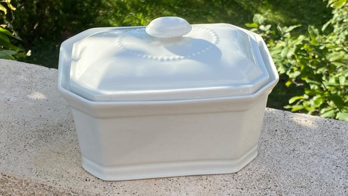 Pot terrine blanche - terrine,