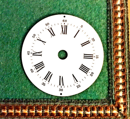Petit cadran peint - cadran, pendule