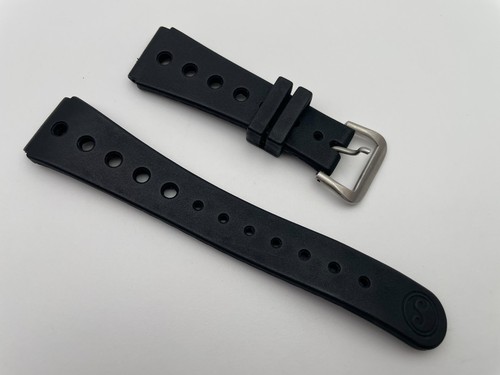 Seiko rubber strap - rubber,