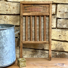 Ancienne Planche à Laver Bois