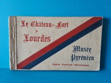 Ancien carnet De 18 cartes postales Le Chateau-fort de Lourdes Et Musée Pyrénéen