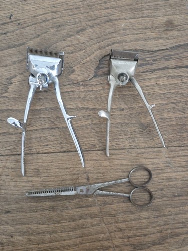 Lot ancien outil coiffeur - lot, d'ancien