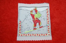 Etiquette tissée  - Surfeur