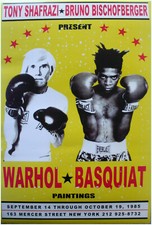 Warhol v Basquiat boxing match