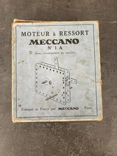 MOTEUR A RESSORT MECCANO N° 1 A avec renversement de marche  EN BOITE NOTICE A26