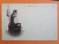 cpa Avant 1900 MONTBELIARD Doubs DIAICHOTTE Métier FILEUSE ROUET Laine Chanvre