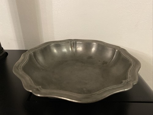 Ancien plat coupe - coupe, etain