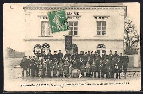 Cpa savigné lathan - cpa, savigné-s.-lathan