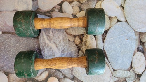 Ancien vintage halteres - vintage,