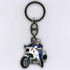 Motard Police Nationale Porte-Clés