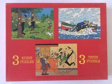 tintin - 3 vieux puzzles