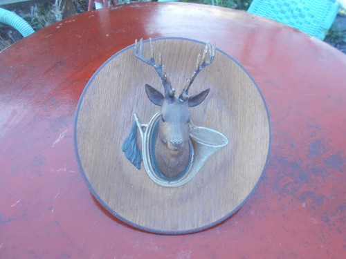 Trophée tete cerf en - trophée,