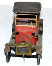 ANCIENNE VOITURE TOLE FER TACOT ANCIEN JOUET MECANIQUE AUTOMATE ?