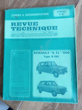 REVUE TECHNIQUE RENAULT 6 TL 1100 cm3 R 1181  SOUS BLISTER